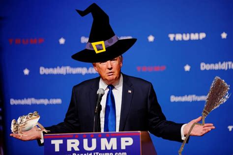 Trump witch hynt